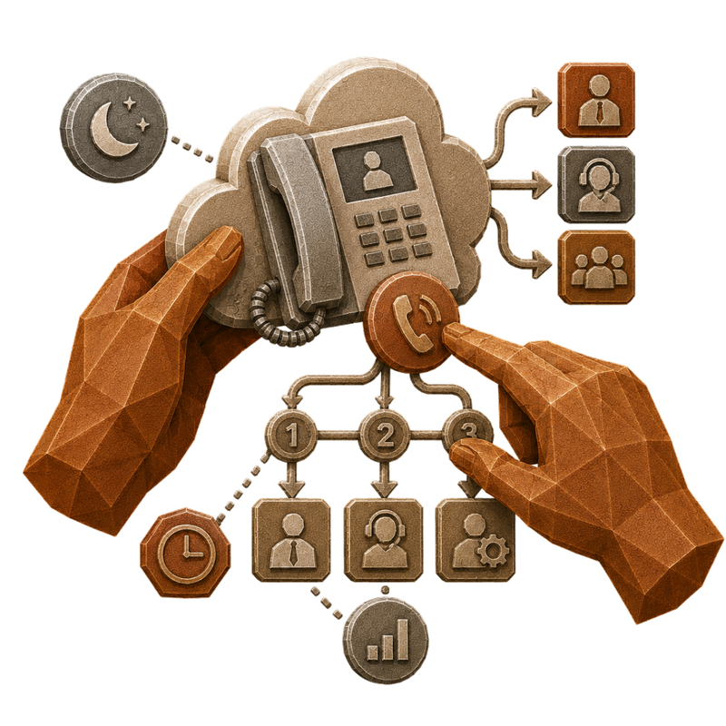 Centrală telefonică cloud + IVR